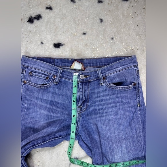 Lucky Brand Medium Wash Sweet N Low Crop Denim Jeans Size 8 - Picture 3 of 9